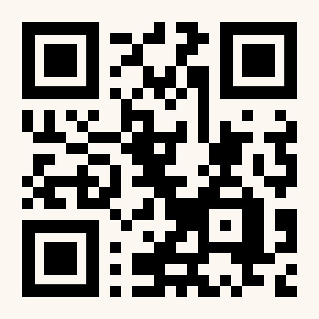 QR code to schedule time with me